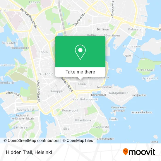 Hidden Trail map