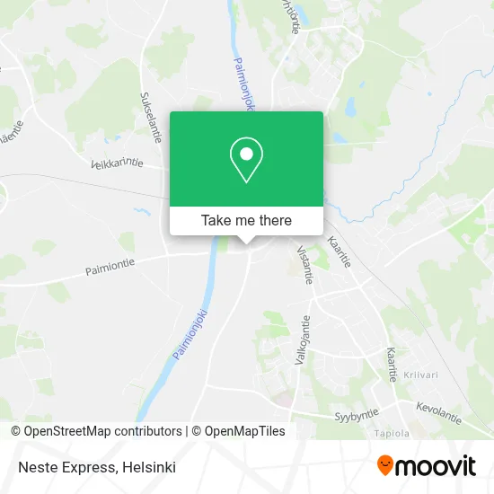 Neste Express map