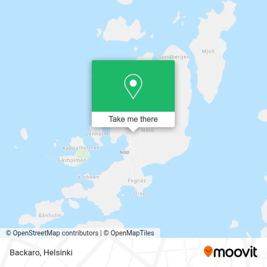 Backaro map