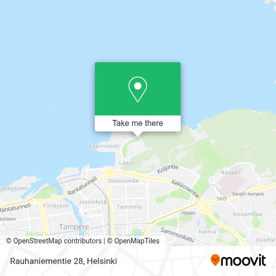 Rauhaniementie 28 map