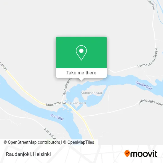 Raudanjoki map