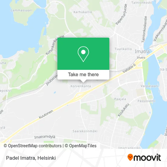Padel Imatra map