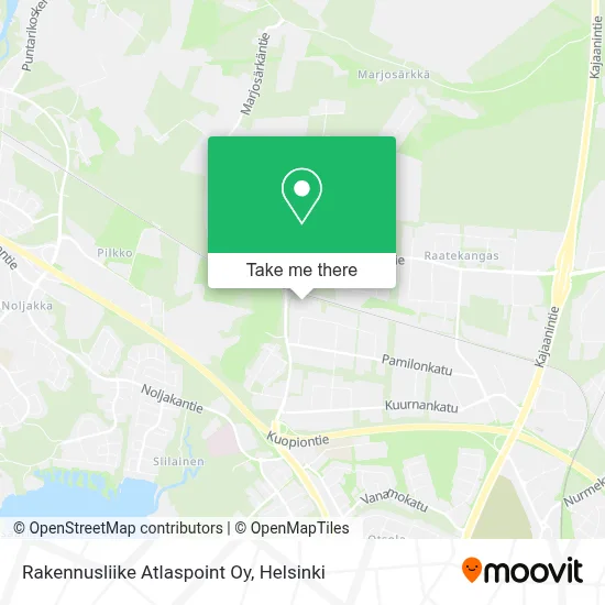 Rakennusliike Atlaspoint Oy map