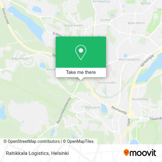 Rahikkala Logistics map