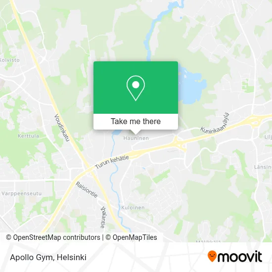 Apollo Gym map