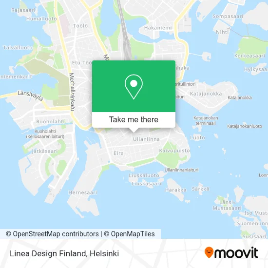 Linea Design Finland map