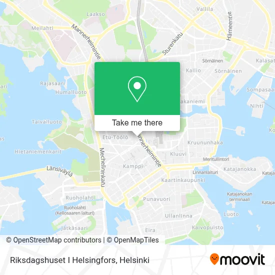 Riksdagshuset I Helsingfors map