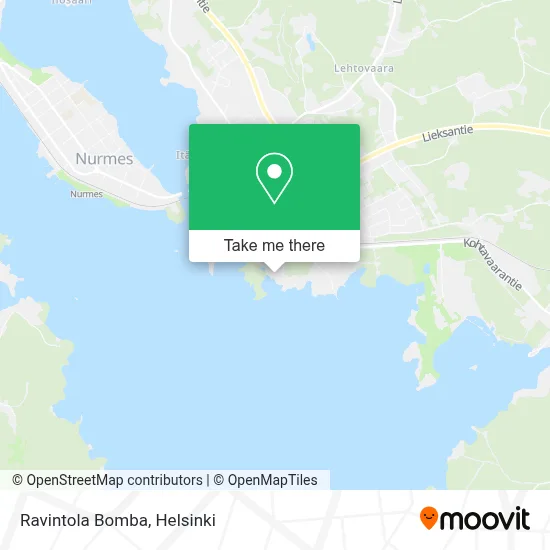 Ravintola Bomba map