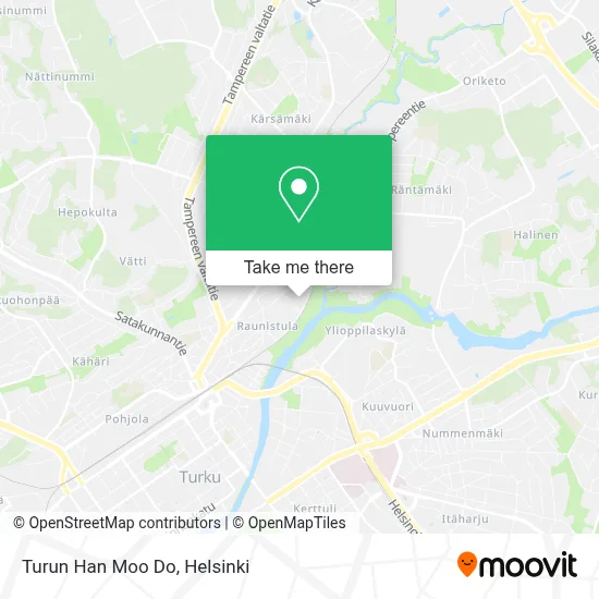 Turun Han Moo Do map