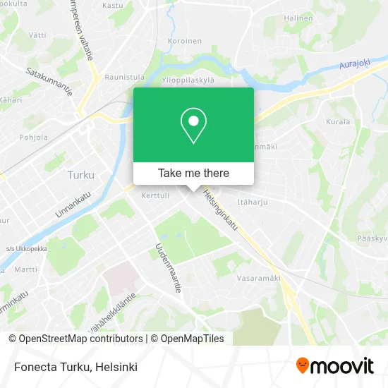 Fonecta Turku map