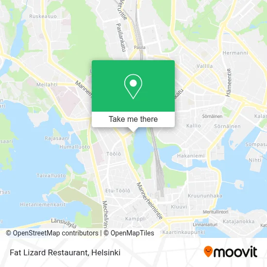 Fat Lizard Restaurant map