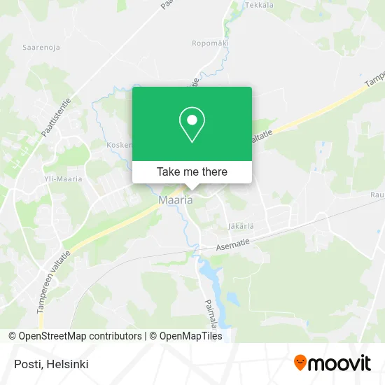 Posti map