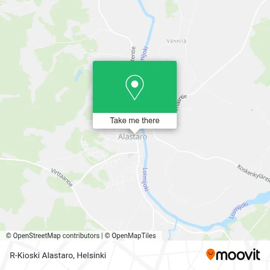 R-Kioski Alastaro map