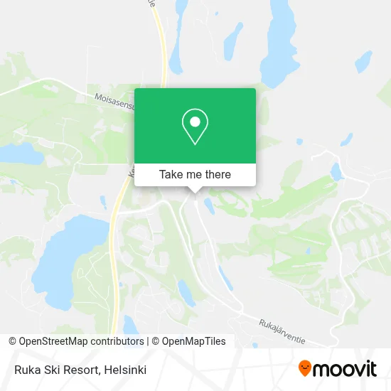 Ruka Ski Resort map