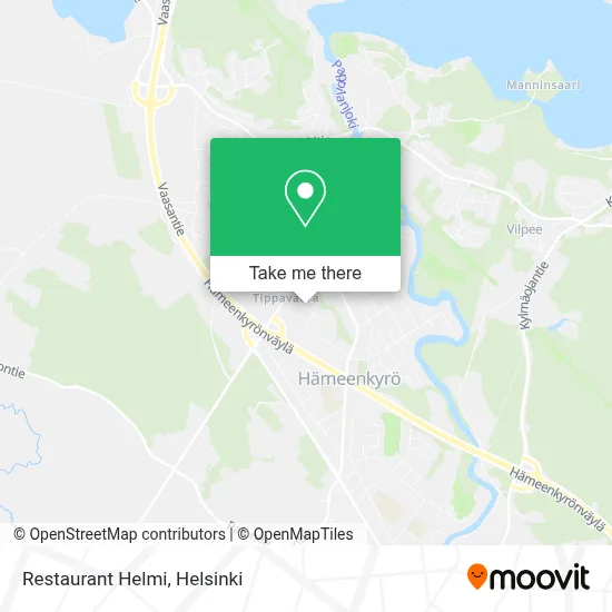 Restaurant Helmi map