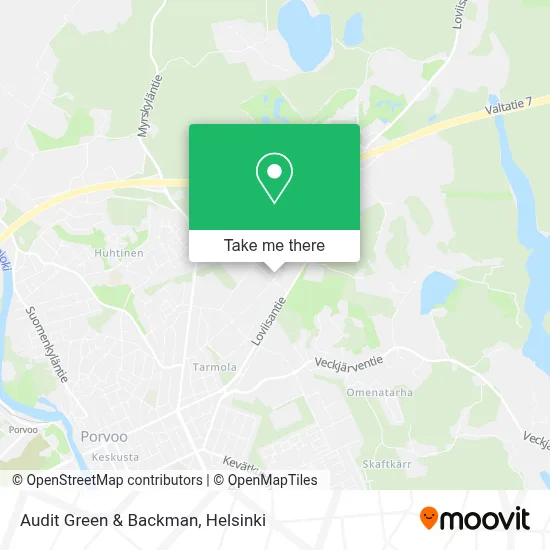 Audit Green & Backman map