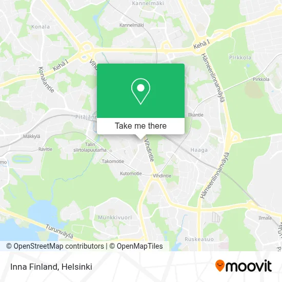 Inna Finland map