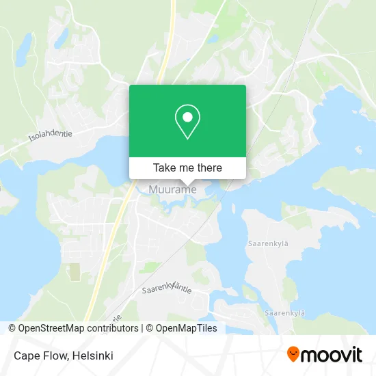 Cape Flow map