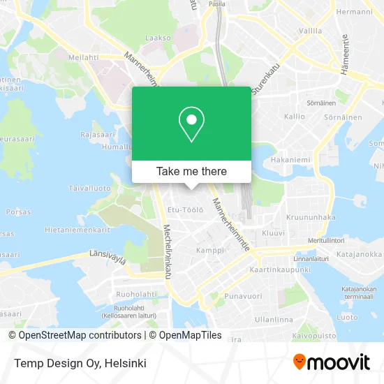 Temp Design Oy map