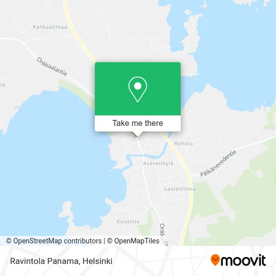 Ravintola Panama map