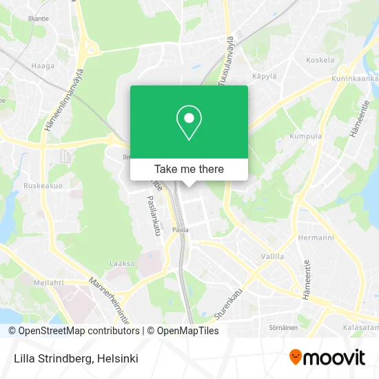 Lilla Strindberg map