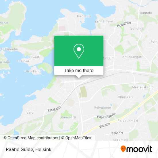Raahe Guide map