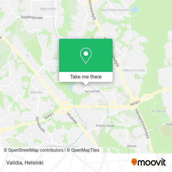 Validia map
