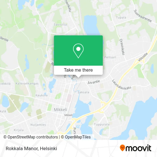Rokkala Manor map