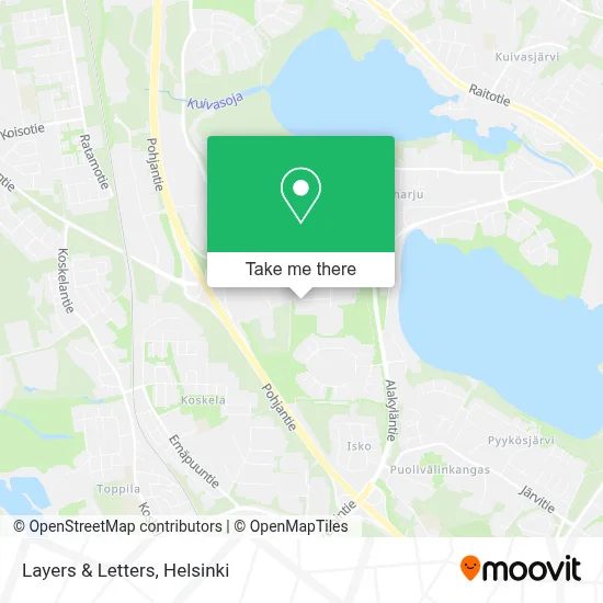 Layers & Letters map