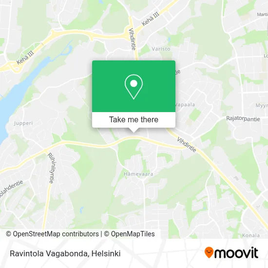 Ravintola Vagabonda map