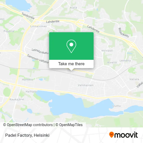 Padel Factory map