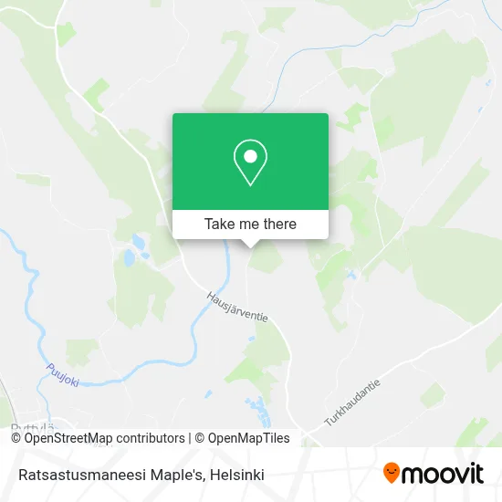 Ratsastusmaneesi Maple's map