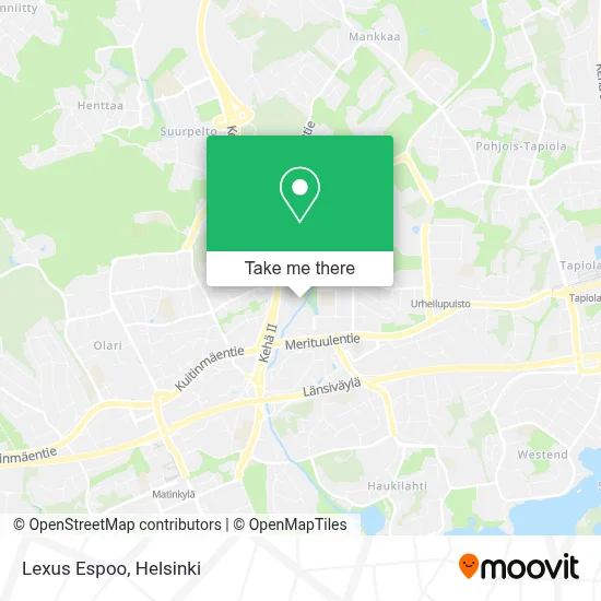 Lexus Espoo map