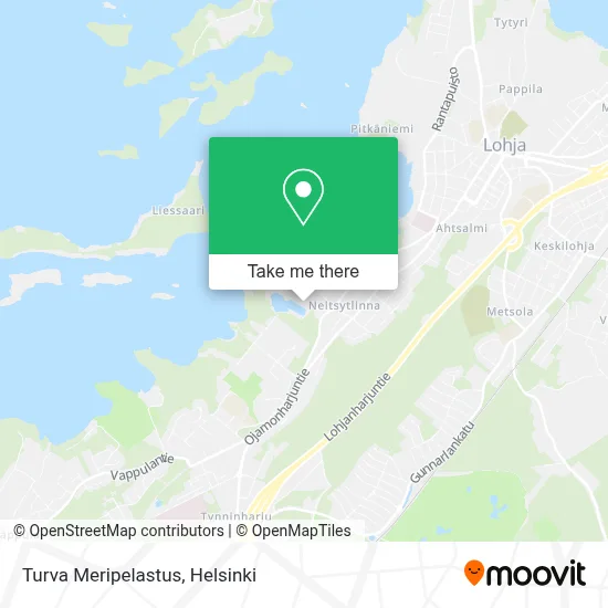 Turva Meripelastus map