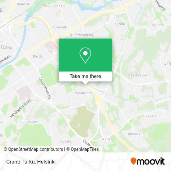 Grano Turku map