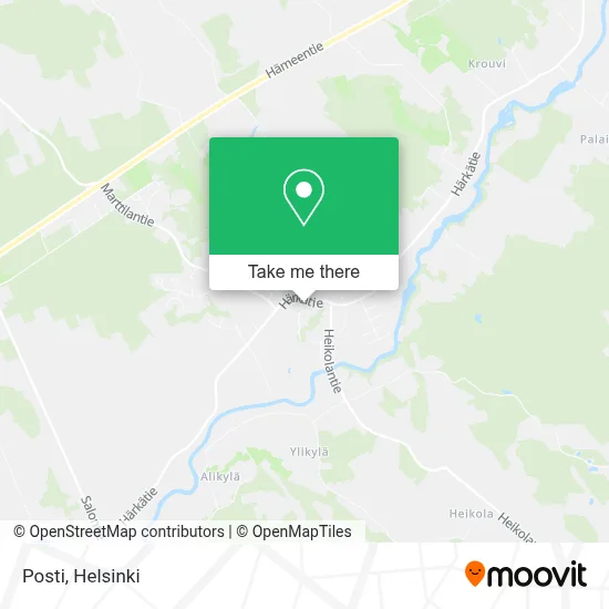 Posti map