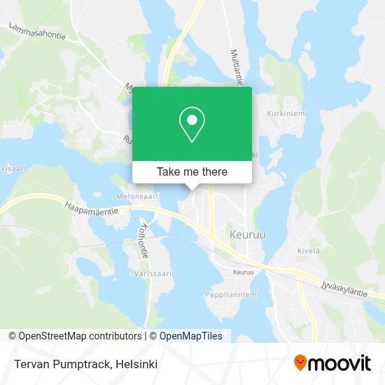 Tervan Pumptrack map