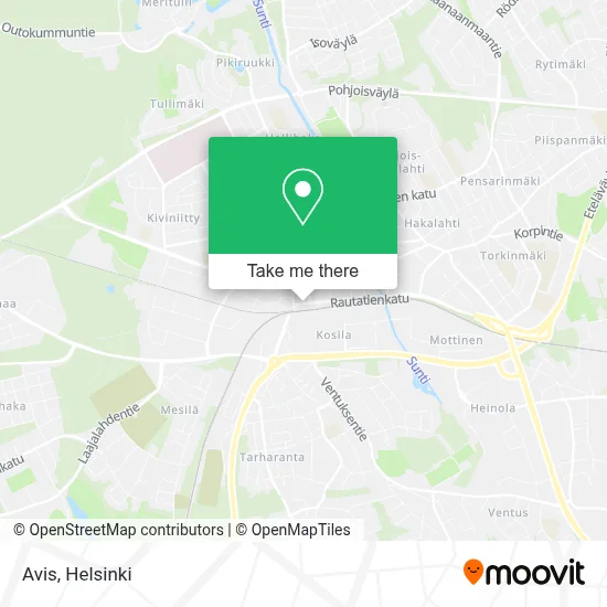 Avis map