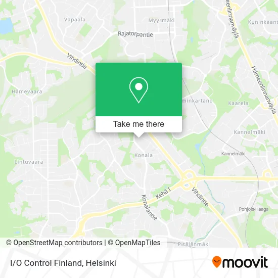 I/O Control Finland map