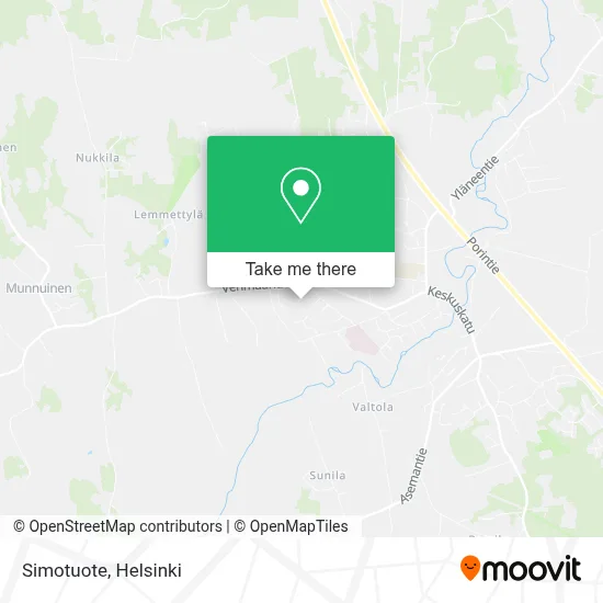 Simotuote map