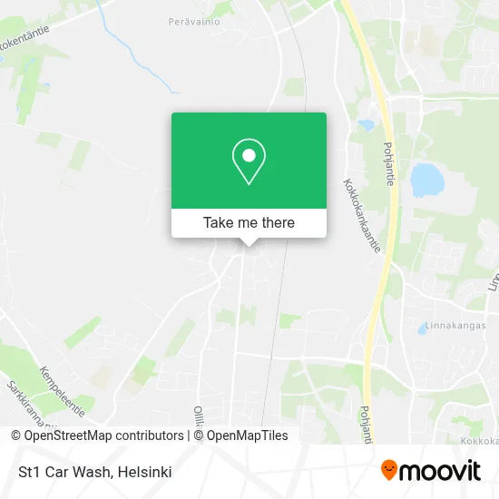 St1 Car Wash map