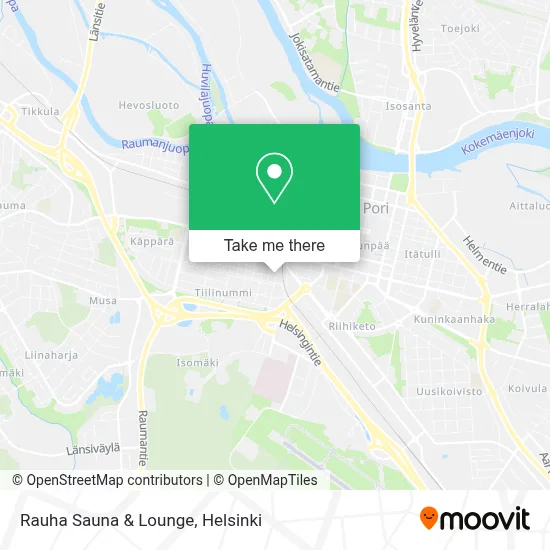 Rauha Sauna & Lounge map