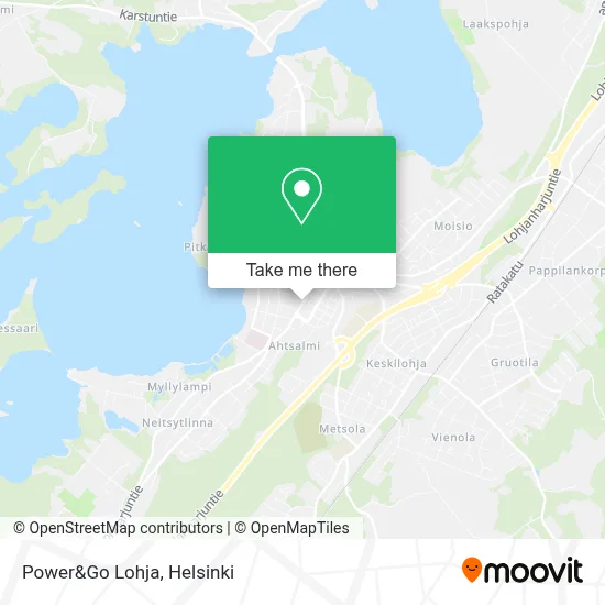 Power&Go Lohja map