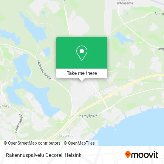 Rakennuspalvelu Decorel map