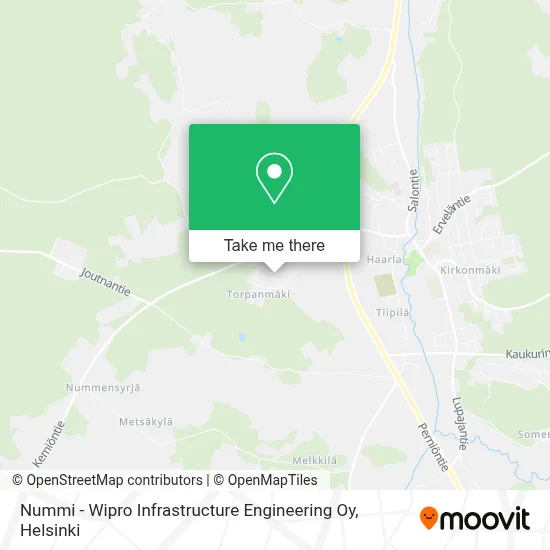 Nummi - Wipro Infrastructure Engineering Oy map