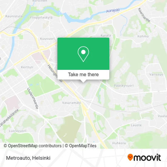 Metroauto map