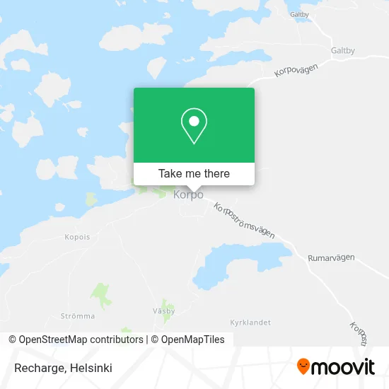 Recharge map