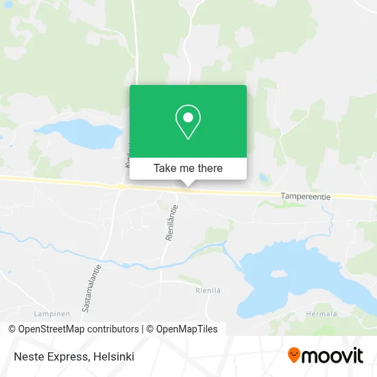 Neste Express map