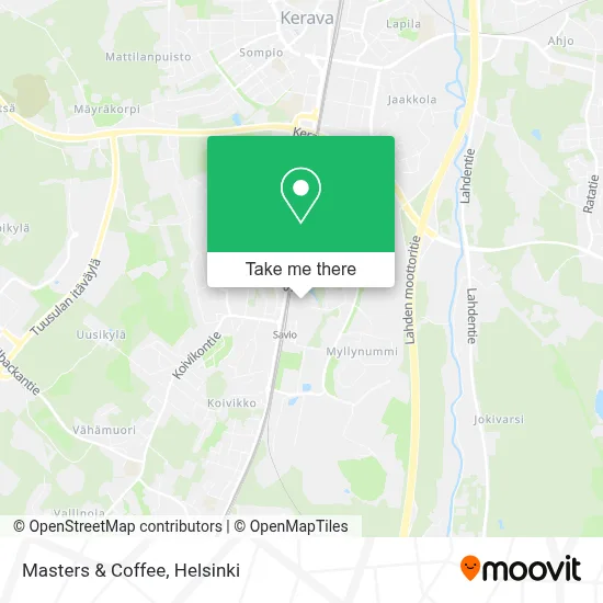 Masters & Coffee map