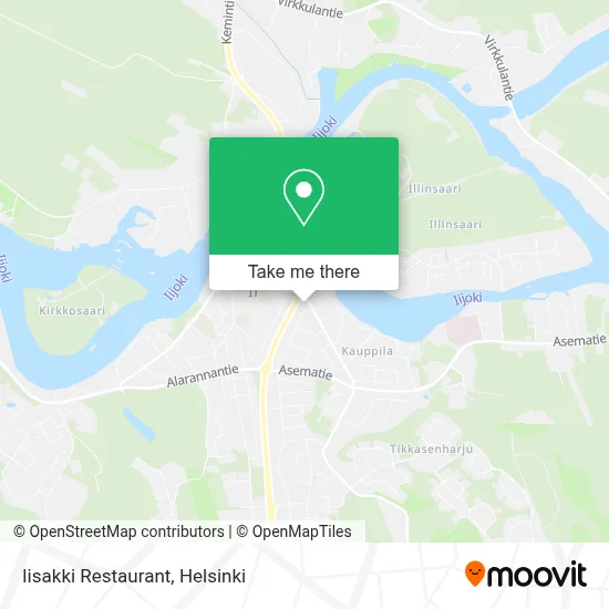 Iisakki Restaurant map